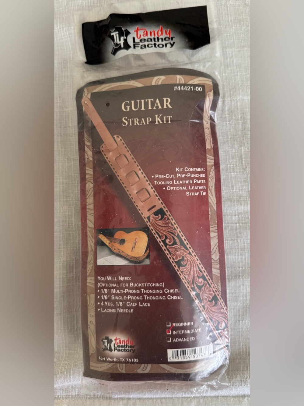 Leather Guitar Strap Kit